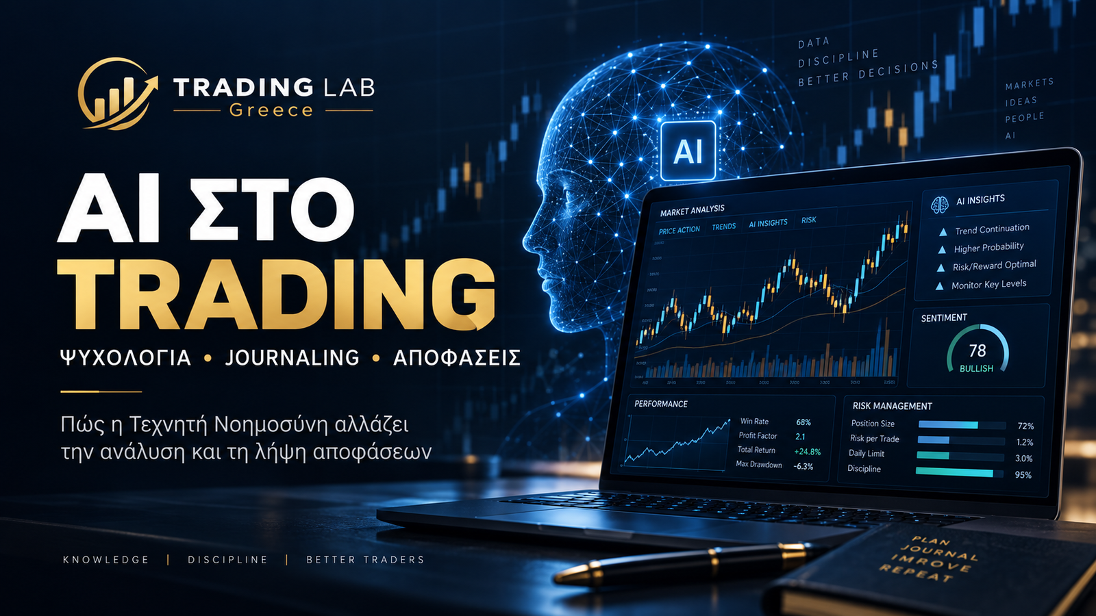 AI στο Trading: Πώς η Τεχνητή Νοημοσύνη Αλλάζει την Ανάλυση & τη Λήψη Αποφάσεων